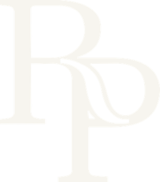 Sello del monograma RP de Roberto Pinto